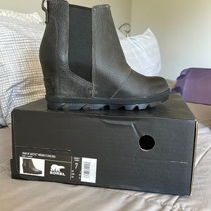 Joan of Arctic Wedge Bootie